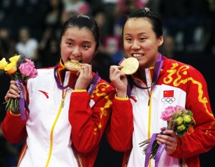 London 2012: Day 8 - Women's Doubles: Double Take for Zhao Yunlei