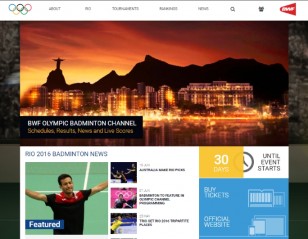 BWF Launches Olympic Website