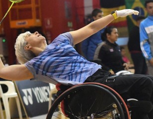 Triple for Marcela Quinteros – VICTOR Denmark Para-Badminton 2018
