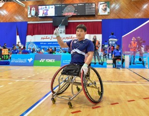 Asia Shares Out Wins - Dubai Para-Badminton Int'l